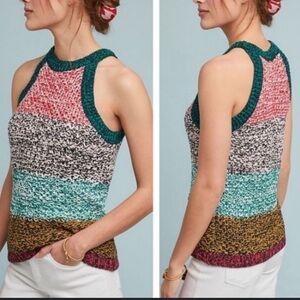 Anthropologie Maeve Harmony Knit Sweater Tank Size Small